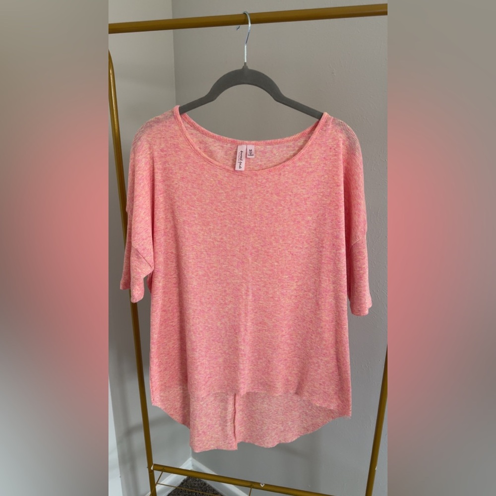 Pink Knit Top